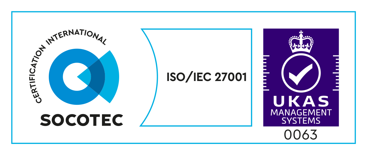 SOCOTEC ISO/IEC 27001 certification badge
